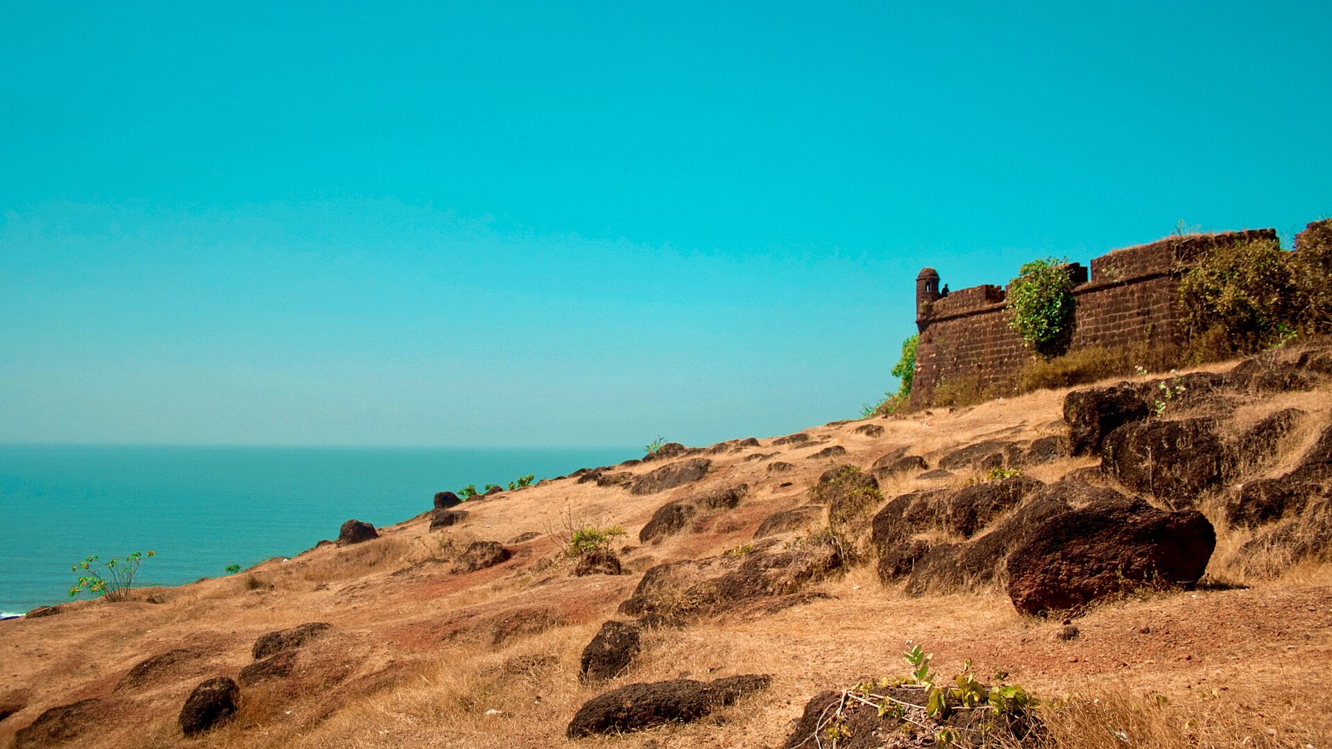 Historic Portuguese-era fort on the Historic Goa Fort Tour