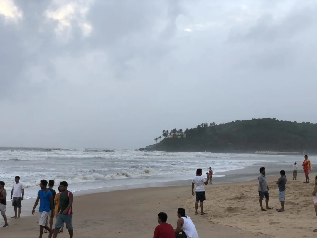 Baga Beach golden sands, North Goa