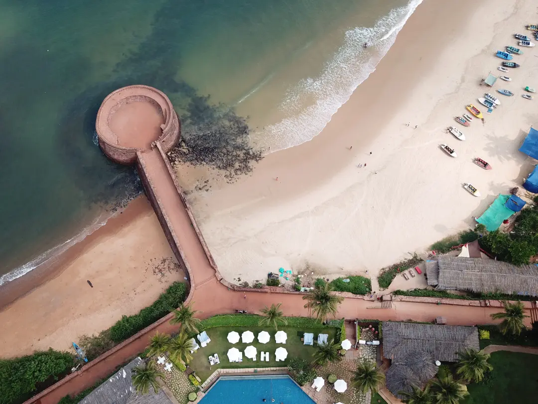 Fort Aguada top view, North Goa