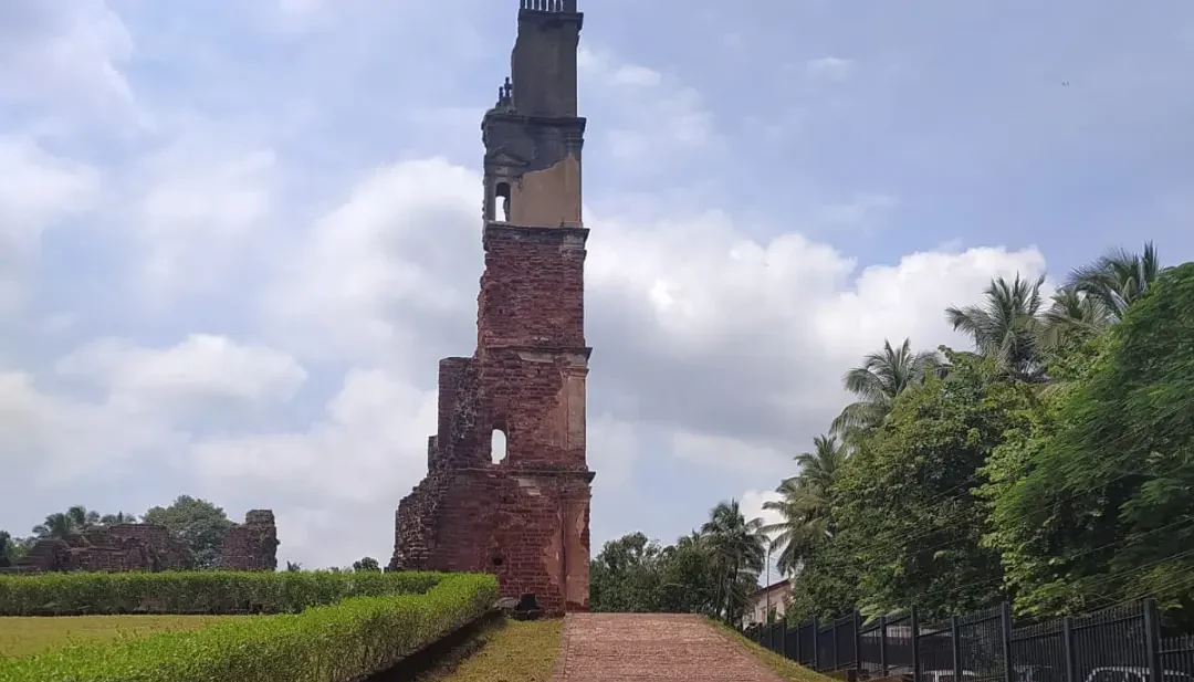 Ruins of St. Augustine's Tower in Old Goa