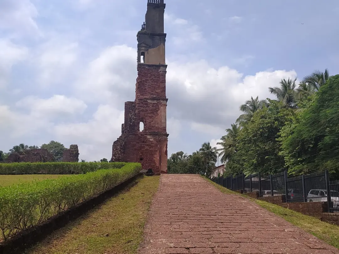 Ruins of St. Augustine's Tower in Old Goa